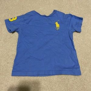 Polo boys baby blue tee